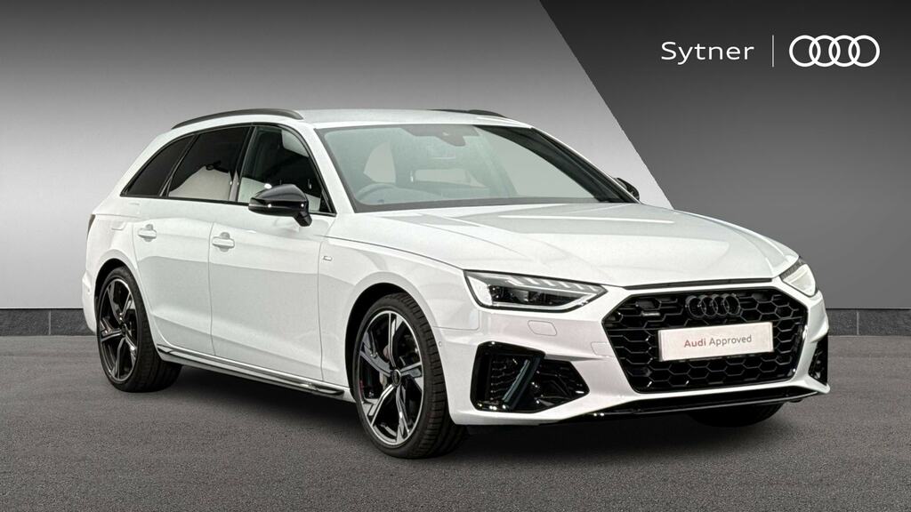 Audi A4 Avant 40 Tdi 204 Quattro Black Ed S Tronic Tech White