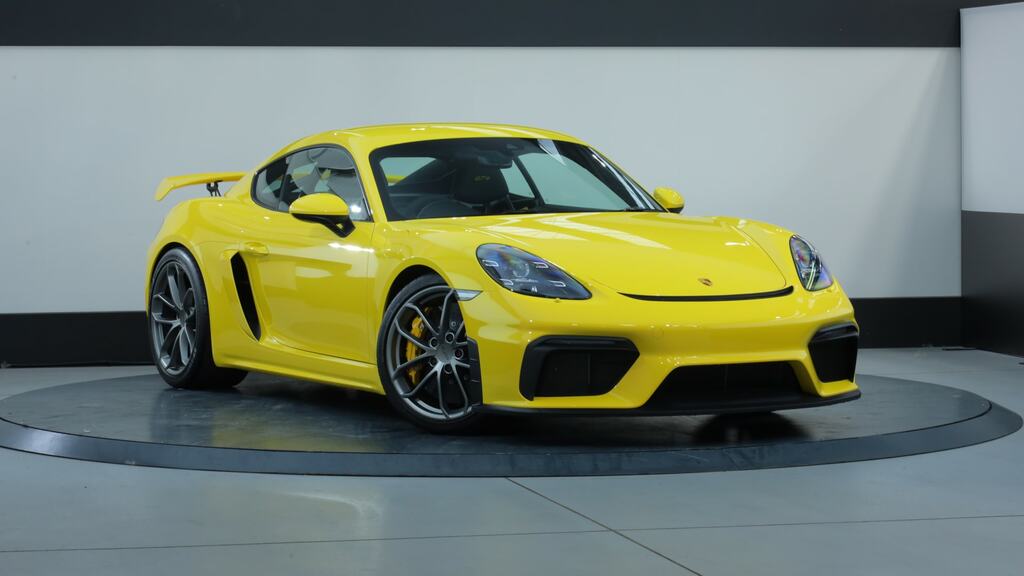 Porsche 718 Cayman 4.0 Gt4 Yellow