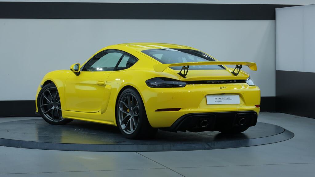 Porsche 718 Cayman 4.0 Gt4 Yellow #2