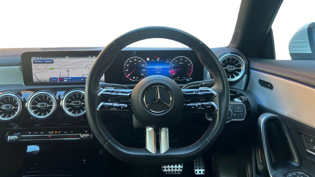 Mercedes-Benz CLA Class 1.3 Cla200h Mhev Amg Line Premium Coupe Petr Black #9