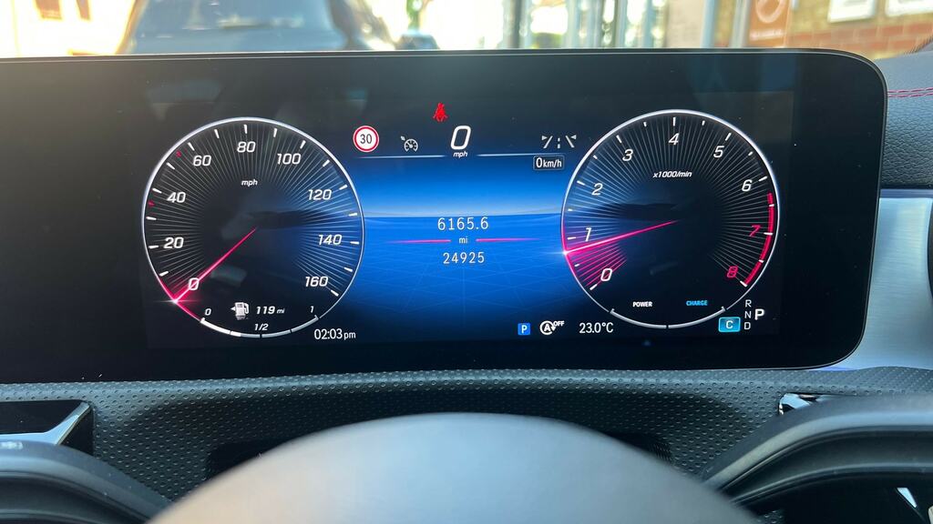 Mercedes-Benz CLA Class 1.3 Cla200h Mhev Amg Line Premium Coupe Petr Black #13