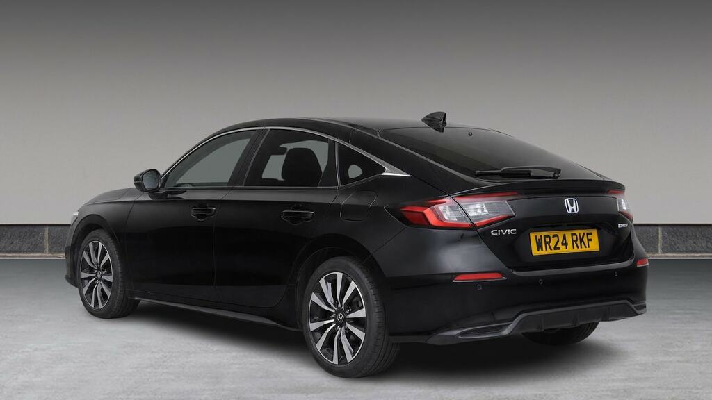 Honda Civic 2.0 Ehev Elegance Cvt Black #3