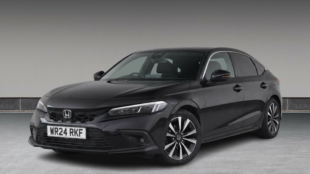 Honda Civic 2.0 Ehev Elegance Cvt Black #2