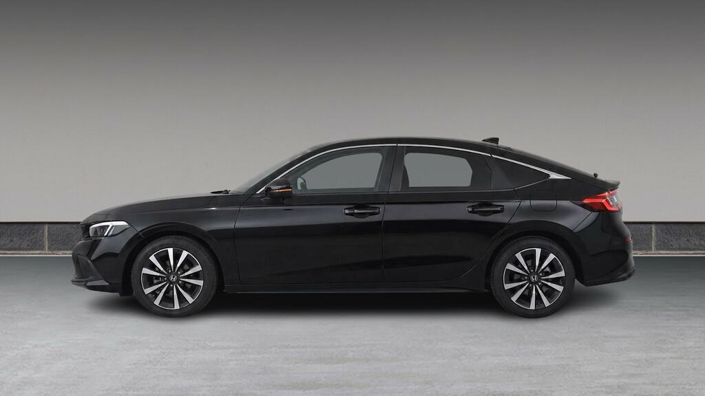Honda Civic 2.0 Ehev Elegance Cvt Black #5