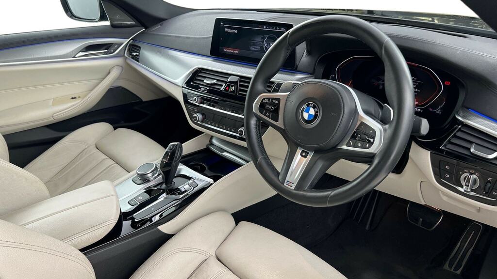 BMW 5 Series 530D Xdrive M Sport Black #6