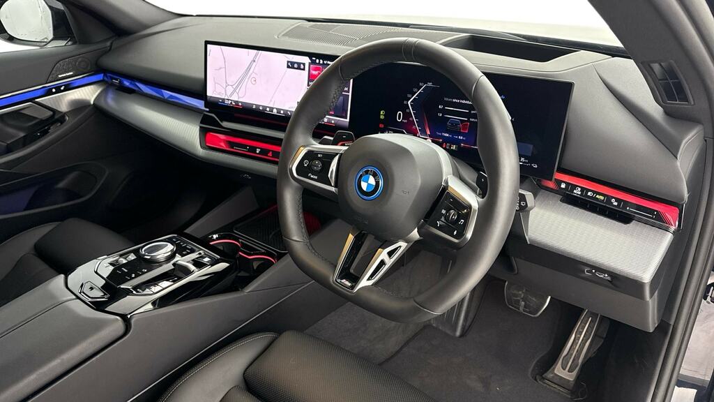 BMW 5 Series 530E M Sport Tech Plus YF75BZP Black #6