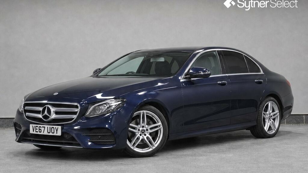 Mercedes-Benz E Class E350d Amg Line Premium Plus 9G-tronic Blue #2
