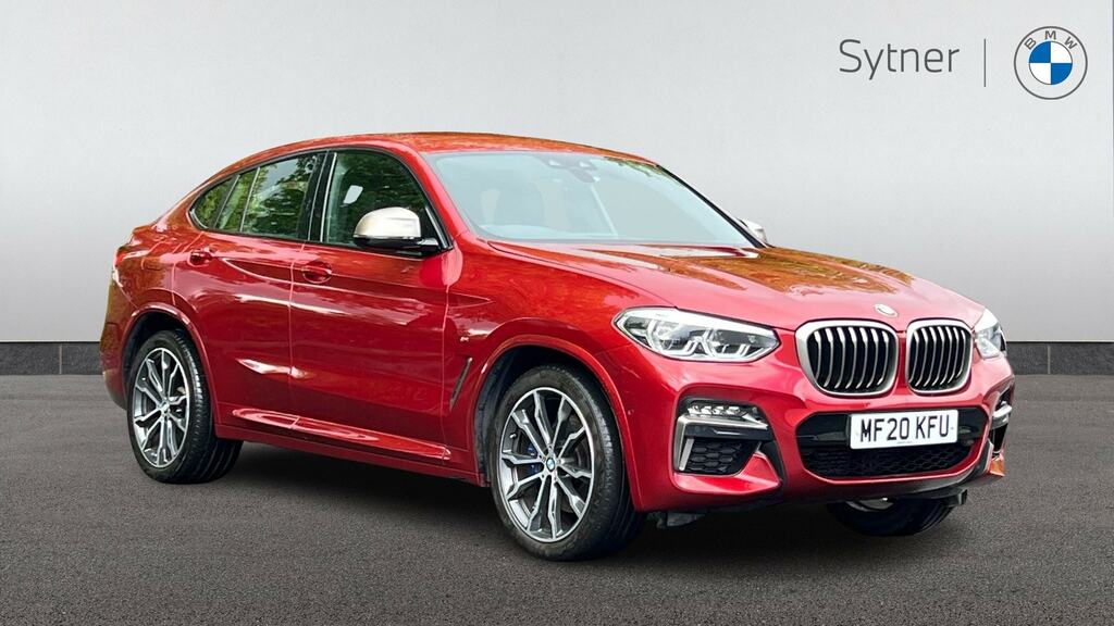BMW X4 Xdrive M40d Step Red