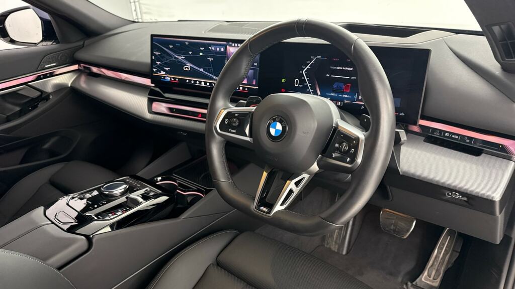 BMW 5 Series 520I M Sport Tech Plus Blue #6