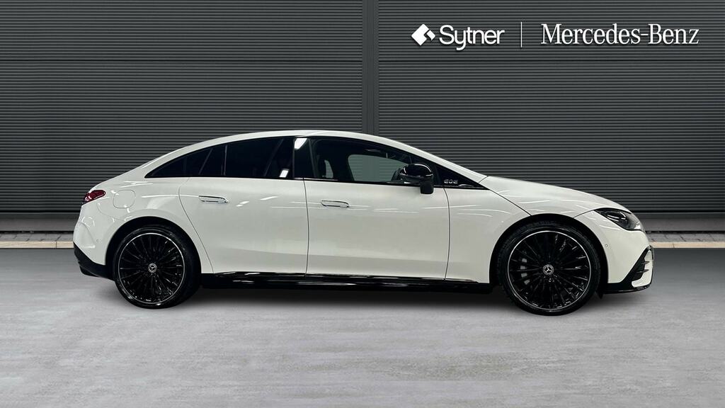 Mercedes-Benz EQE Eqe 350 215Kw Amg Line Nt Ed Prem 96Kwh White #4