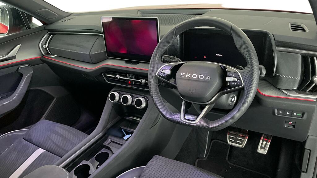 Skoda Kodiaq 2.0 Tdi 193 Sportline 4X4 Dsg 7 Seat Red #9