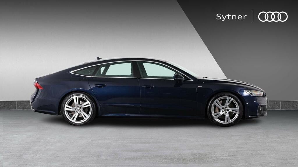 Audi A7 55 Tfsi Quattro S Line S Tronic YG19KXN Blue #4
