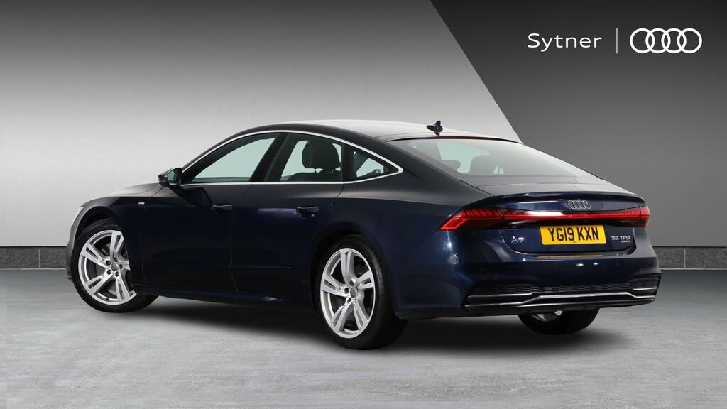 Audi A7 55 Tfsi Quattro S Line S Tronic YG19KXN Blue #3