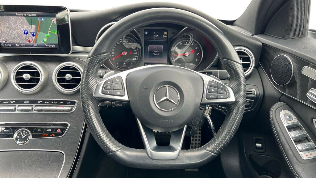 Mercedes-Benz C Class Estate 2.1 C220d Amg Line G-tronic Euro 6 Ss 5 Black #9