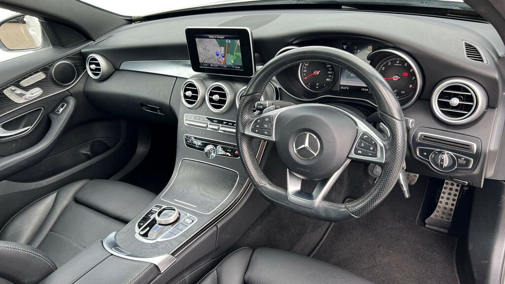 Mercedes-Benz C Class Estate 2.1 C220d Amg Line G-tronic Euro 6 Ss 5 Black #3