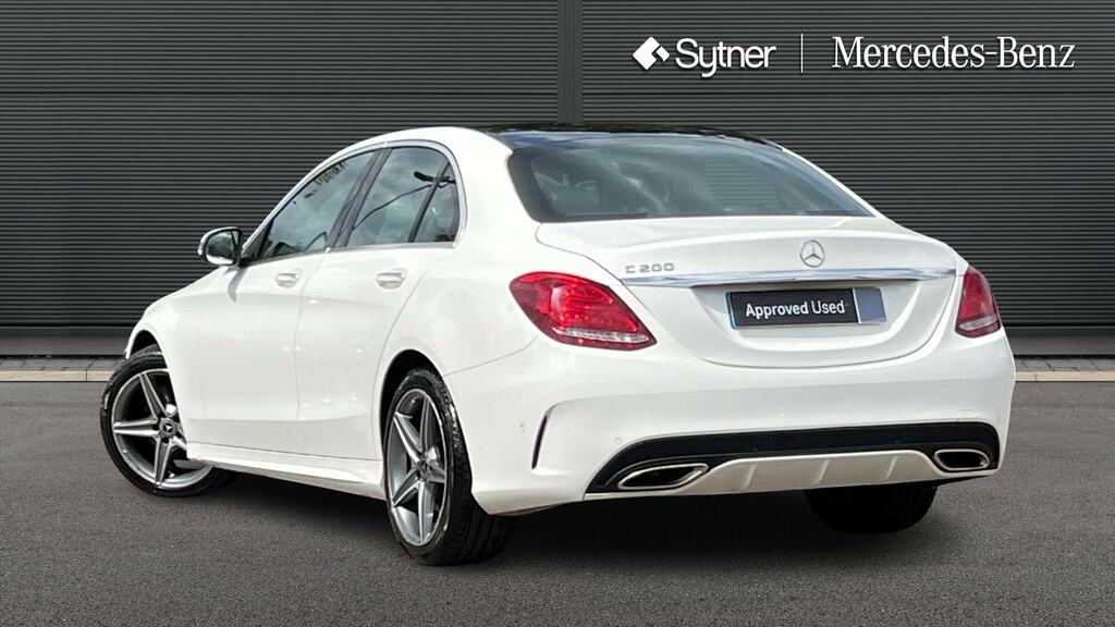 Mercedes-Benz C Class Estate 2.1 C220d Amg Line G-tronic Euro 6 Ss 5 Black #2