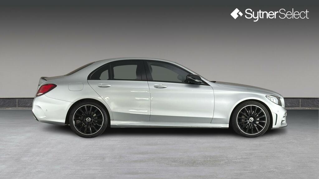 Mercedes-Benz C Class C220d Amg Line Night Edition Premium 9G-tronic Silver #3