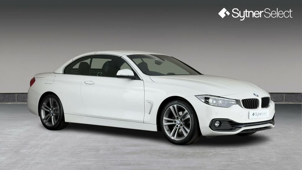 BMW 4 Series 420I Sport Professional Media White