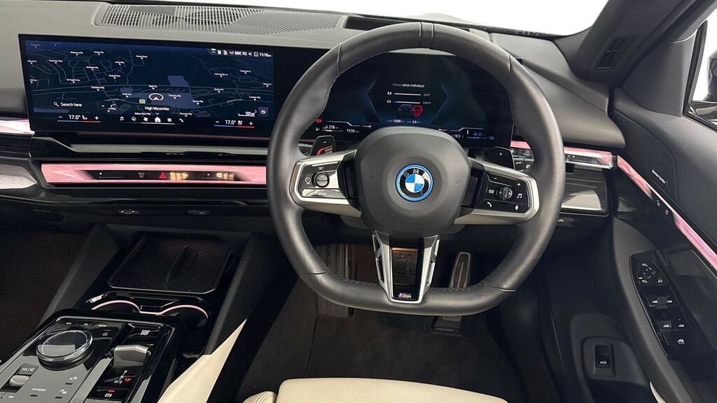 BMW 5 Series 530E M Sport YF75BZR Black #5