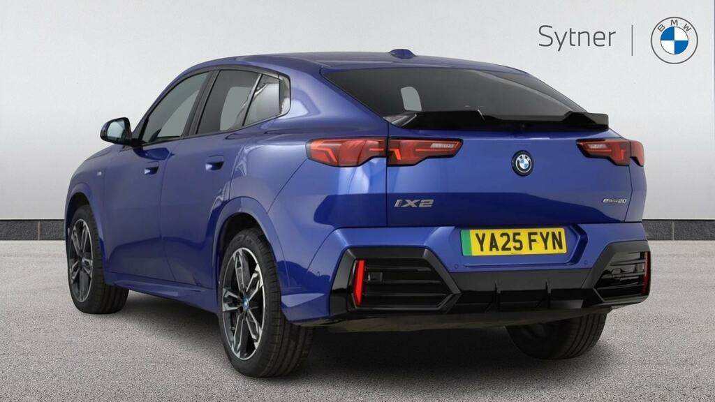 BMW iX2 150Kw Edrive20 M Sport 65Kwh Techpro YA25FYN Blue #2