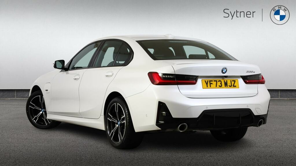 BMW 3 Series 330E M Sport Step YF73WJZ White #2