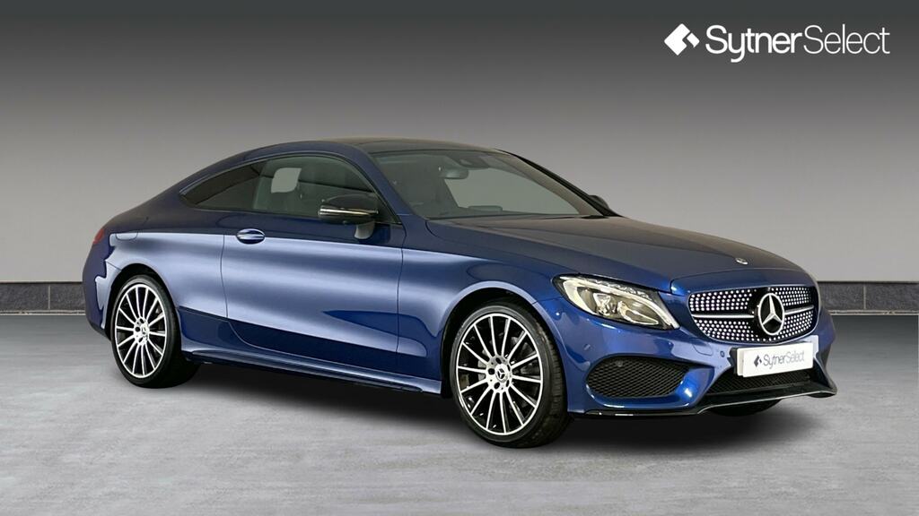Mercedes-Benz C Class C200 Amg Line Premium Plus 9G-tronic Blue