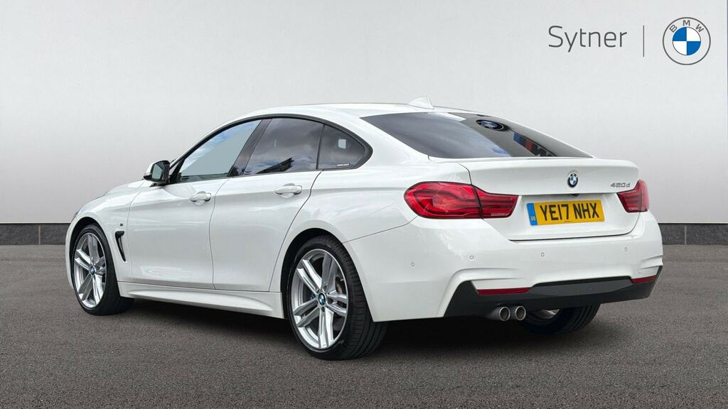 BMW 4 Series Gran Coupe 420D M Sport Professional Media YE17NHX White #2