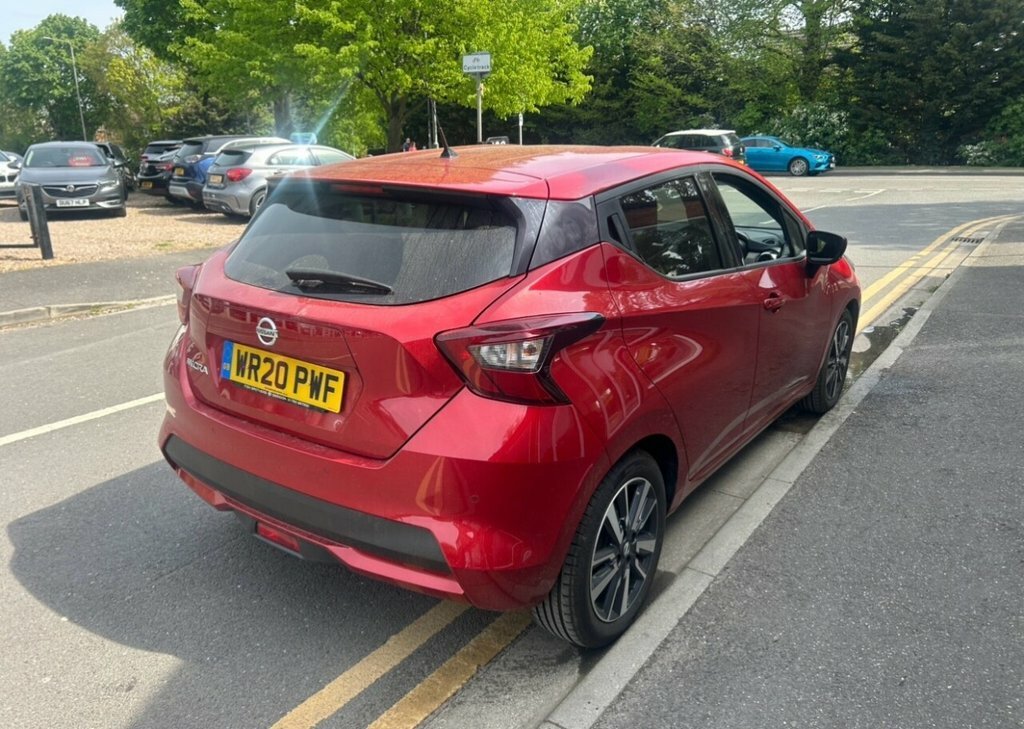 Nissan Micra Hatchback Red #3