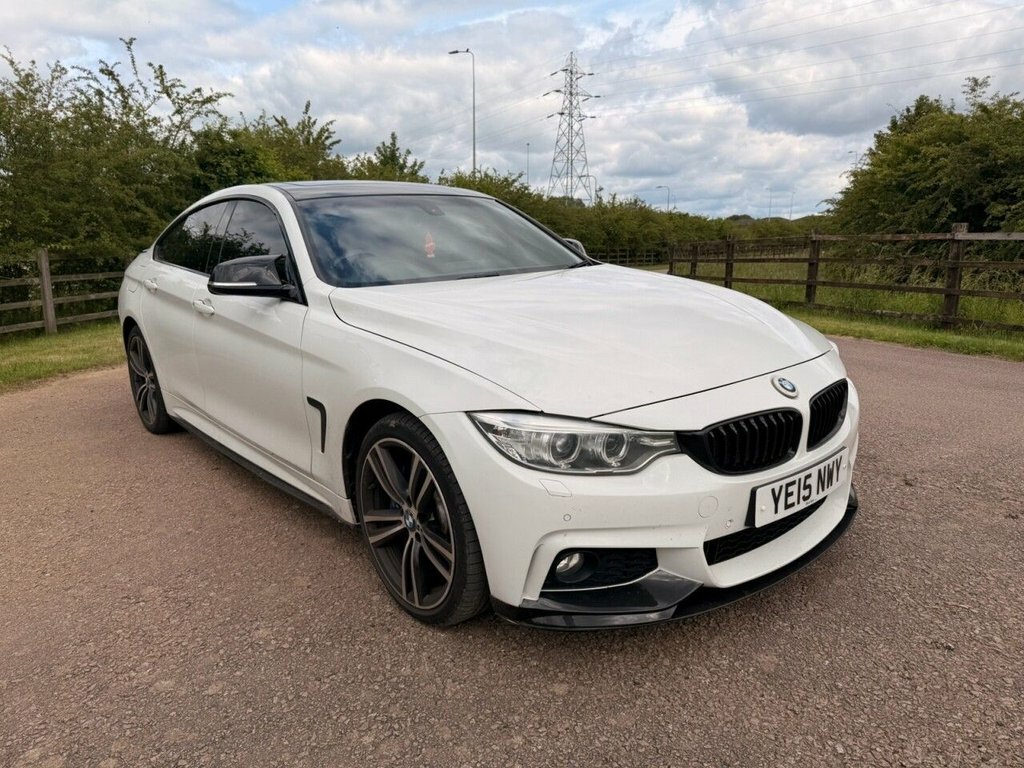 BMW 4 Series Gran Coupe 3L M Sport White