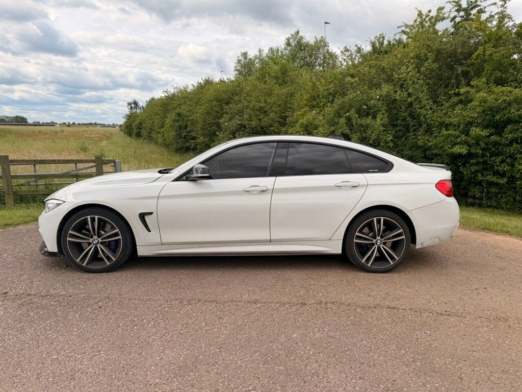 BMW 4 Series Gran Coupe 3L M Sport White #5