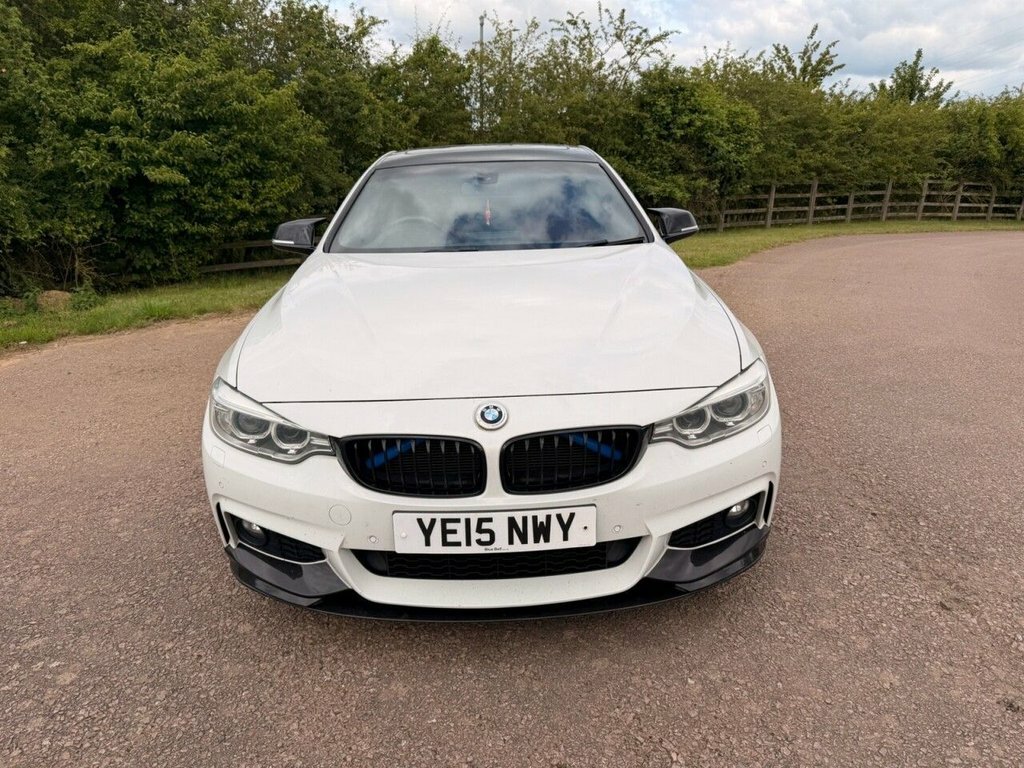 BMW 4 Series Gran Coupe 3L M Sport White #2