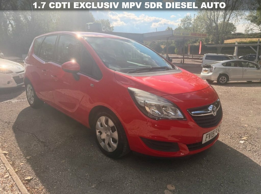 Vauxhall Meriva 1.7L Exclusiv Red