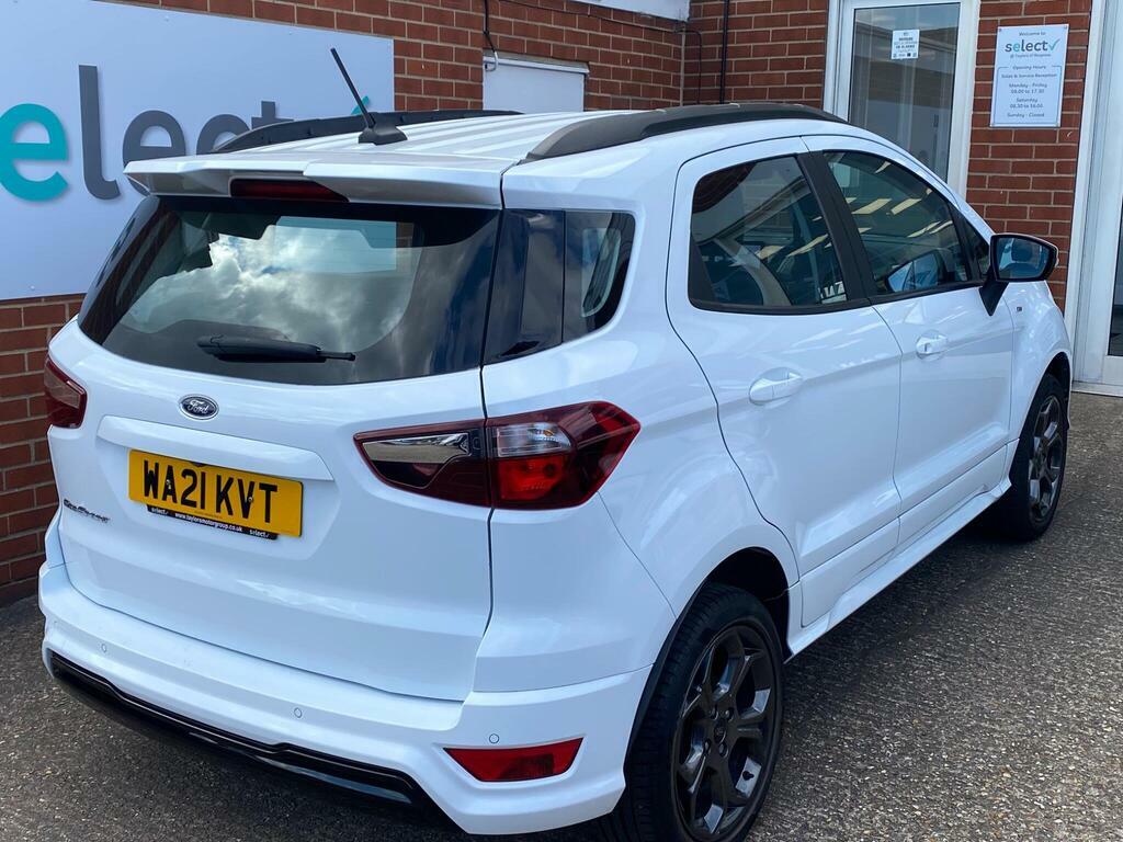 Ford Ecosport 1.0T Ecoboost St-line Euro 6 Ss WA21KVT White #6