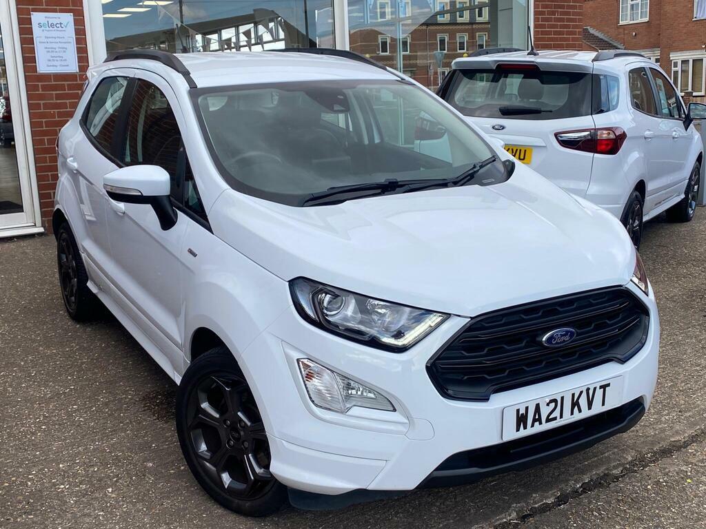 Ford Ecosport 1.0T Ecoboost St-line Euro 6 Ss WA21KVT White