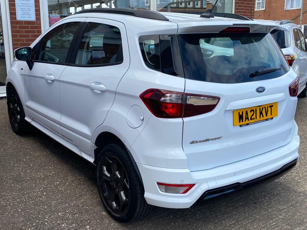 Ford Ecosport 1.0T Ecoboost St-line Euro 6 Ss WA21KVT White #3
