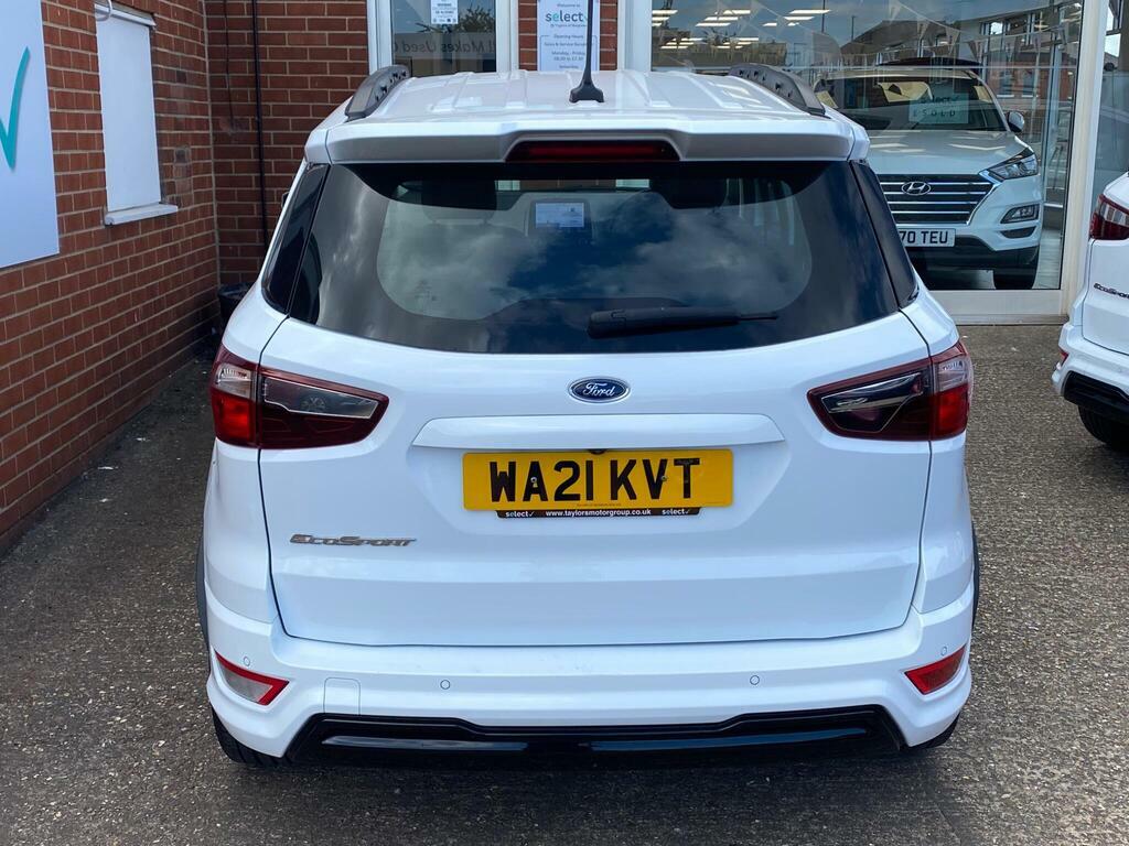 Ford Ecosport 1.0T Ecoboost St-line Euro 6 Ss WA21KVT White #5