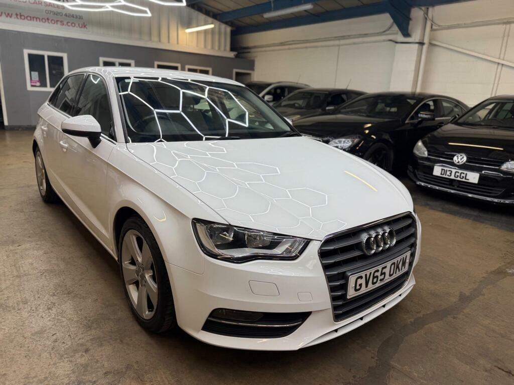 Audi A3 1.6 Tdi Sport Sportback Euro 6 S S GV65OKM White #4
