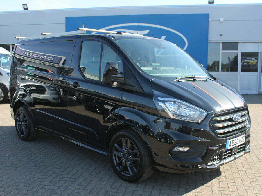 Ford Transit Custom 2.0 Ecoblue 185Ps Low Roof Sport Van AE20HZZ Black