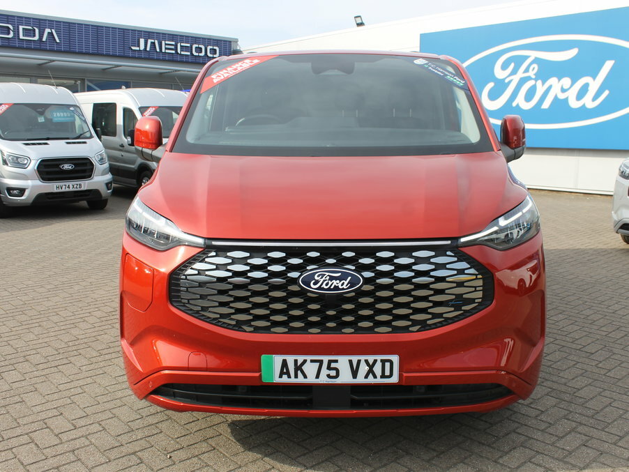 Ford Transit Custom 100Kw 65Kwh H1 Van Limited AK75VXD Red #2
