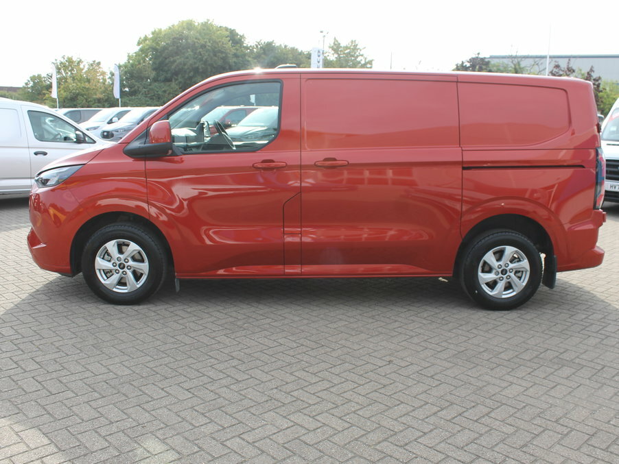 Ford Transit Custom 100Kw 65Kwh H1 Van Limited AK75VXD Red #4