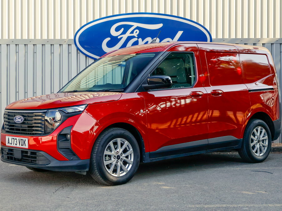 Ford Transit Courier 1.0 Ecoboost 125Ps Limited Van AJ73VDK Red #2