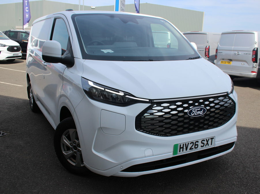 Ford Transit Custom 100Kw 65Kwh H1 Van Limited White