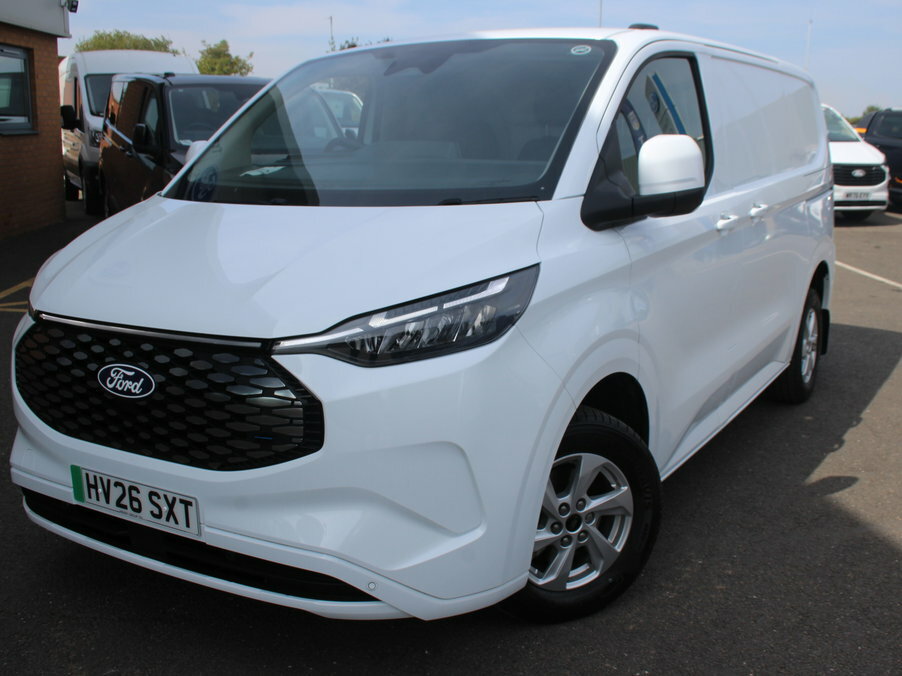 Ford Transit Custom 100Kw 65Kwh H1 Van Limited HV26SXT White #3