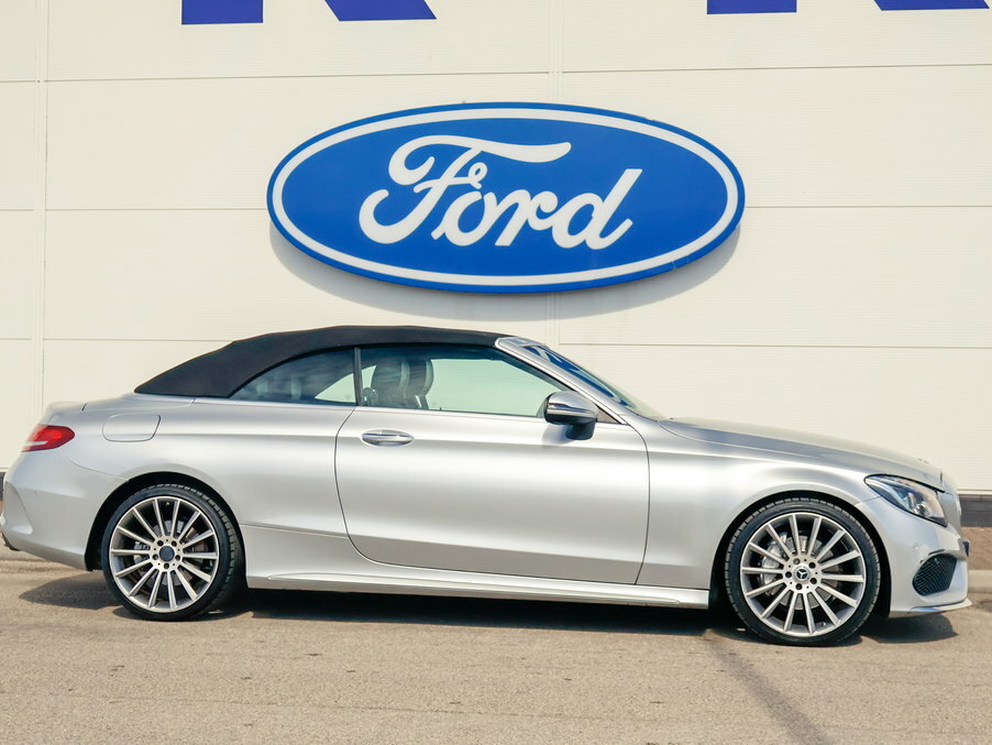Mercedes-Benz C Class C220d Amg Line FD17YRF Silver #4