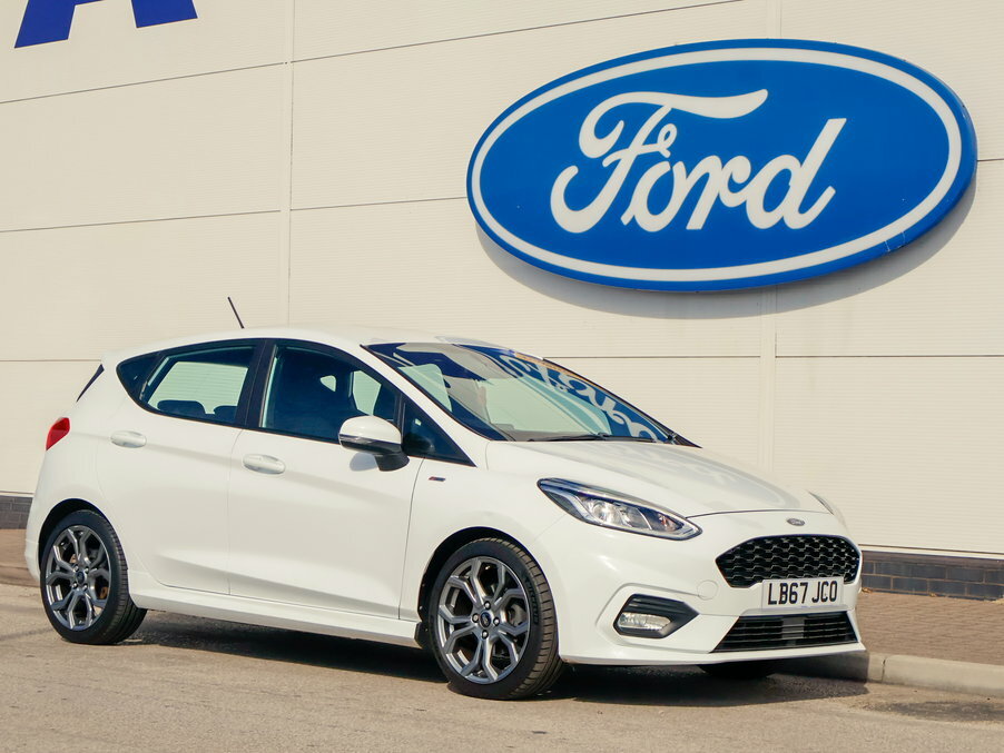 Ford Fiesta 1.0 Ecoboost St-line Navigation White