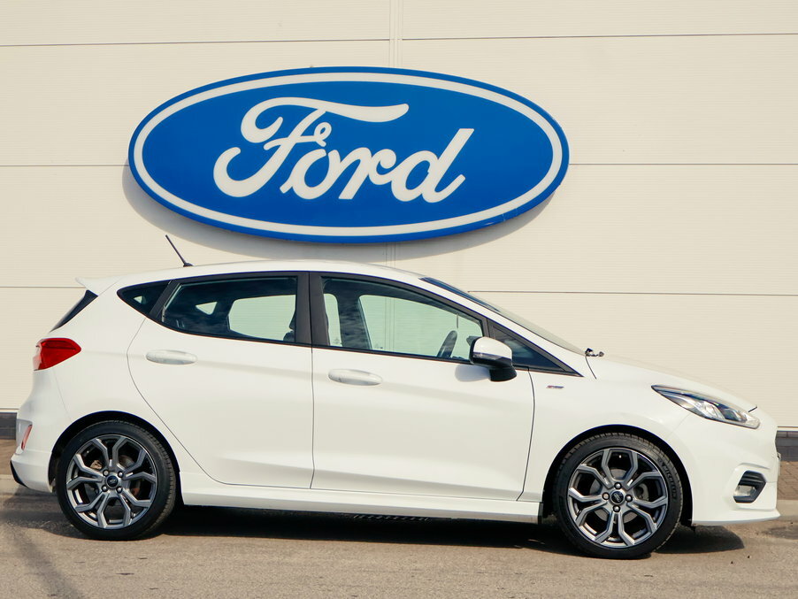 Ford Fiesta 1.0 Ecoboost St-line Navigation White #2