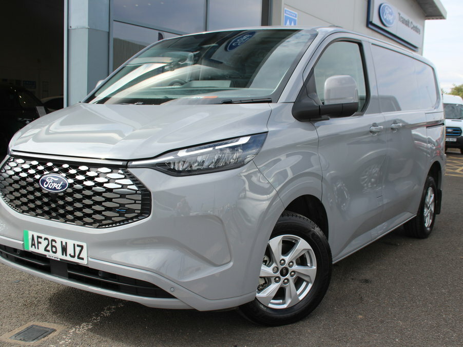 Ford Transit Custom 100Kw 65Kwh H1 Van Limited AF26WJZ Grey #3