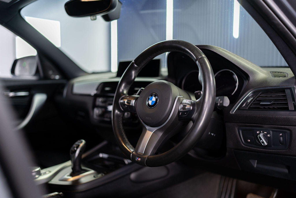 BMW 1 Series Hatchback AK18YOX Grey #3