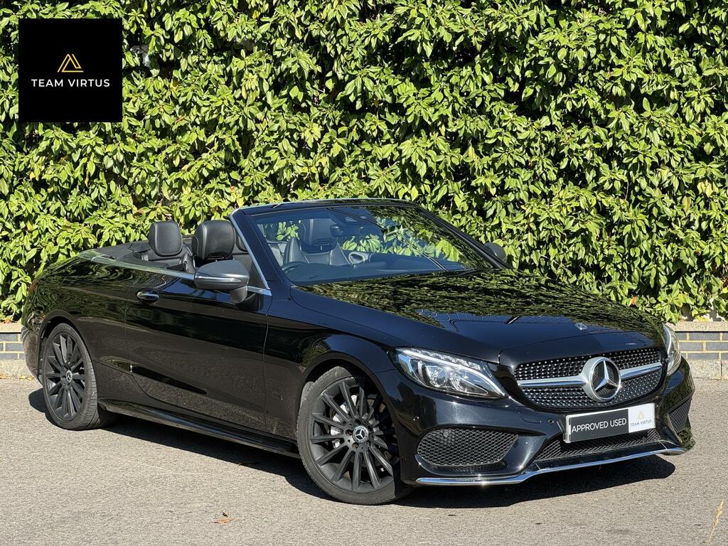 Mercedes-Benz C Class 2.1 C220d Nightfall Edition Cabriolet M Black #4