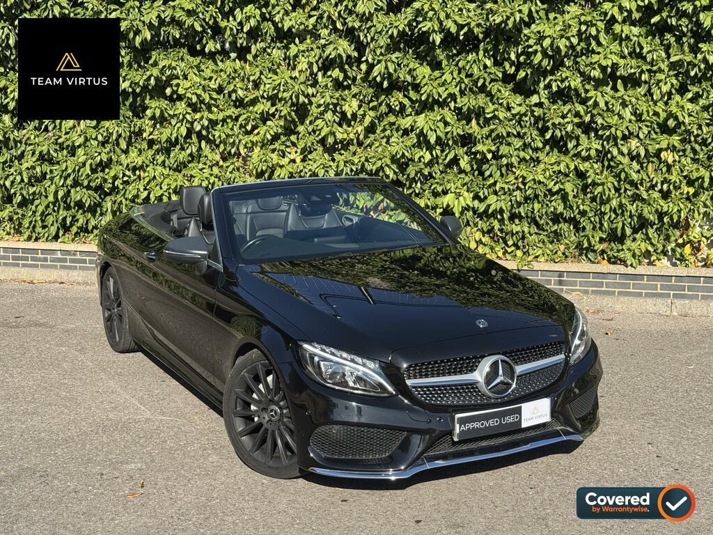 Mercedes-Benz C Class 2.1 C220d Nightfall Edition Cabriolet M Black